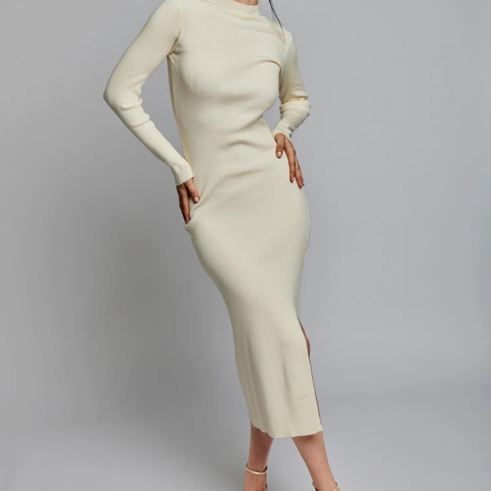 REVOLVE Women's Nala Dress in Ivory by LBLC The Label - Size Small